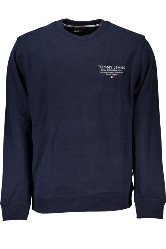 TOMMY HILFIGER FÉRFI KÉK cipzár nélküli pulóver