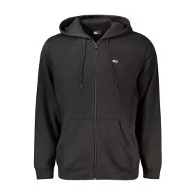 TOMMY HILFIGER FÉRFI CIPZZÁROS PULÓZ FEKETE