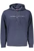 TOMMY HILFIGER FÉRFI KÉK CIPZÁROS PULÓVER