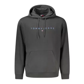 TOMMY HILFIGER FÉRFI FEKETE CIPZÁROS PULÓVER