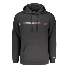 TOMMY HILFIGER FÉRFI FEKETE CIPZÁROS PULÓVER