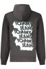 TOMMY HILFIGER FÉRFI FEKETE CIPZÁROS PULÓVER