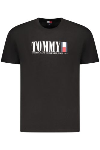 TOMMY HILFIGER FÉRFI RÖVID UJJÚ PÓLÓ FEKETE