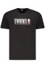 TOMMY HILFIGER FÉRFI RÖVID UJJÚ PÓLÓ FEKETE