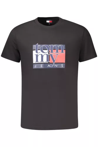 TOMMY HILFIGER FÉRFI RÖVID UJJÚ PÓLÓ FEKETE