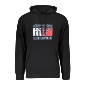 TOMMY HILFIGER FÉRFI FEKETE CIPZÁROS PULÓVER