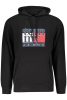 TOMMY HILFIGER FÉRFI FEKETE CIPZÁROS PULÓVER