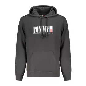 TOMMY HILFIGER FÉRFI FEKETE CIPZÁROS PULÓVER