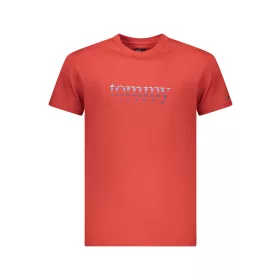 TOMMY HILFIGER FÉRFI RÖVID UJJÚ PÓLÓ, PIROS
