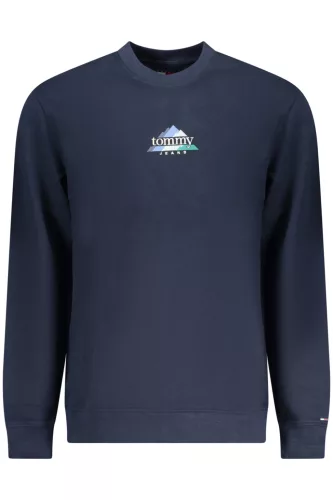 TOMMY HILFIGER FÉRFI KÉK CIPZÁROS PULÓVER