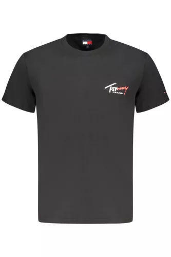 TOMMY HILFIGER FÉRFI RÖVID UJJÚ PÓLÓ FEKETE