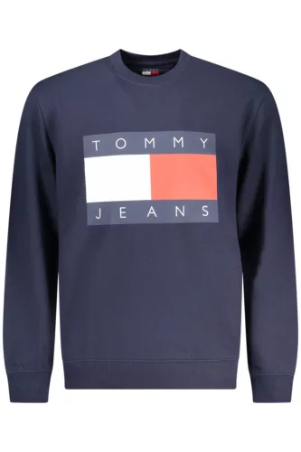 TOMMY HILFIGER FÉRFI KÉK CIPZÁROS PULÓVER