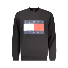 TOMMY HILFIGER FÉRFI FEKETE CIPZÁROS PULÓVER