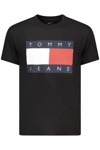 TOMMY HILFIGER FÉRFI RÖVID UJJÚ PÓLÓ FEKETE