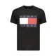 TOMMY HILFIGER FÉRFI RÖVID UJJÚ PÓLÓ FEKETE