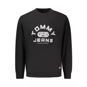 TOMMY HILFIGER FÉRFI FEKETE CIPZÁROS PULÓVER