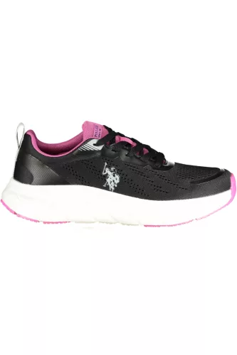 US POLO ASSN. NŐI FEKETE SPORTCIPŐ