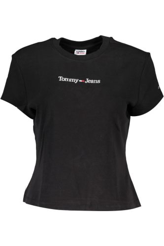 TOMMY HILFIGER FEKETE NŐI RÖVID UJJÚ PÓLÓ