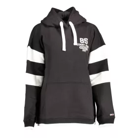 TOMMY HILFIGER PULÓPÓL CIPZZÁR NÉLKÜL FEKETE