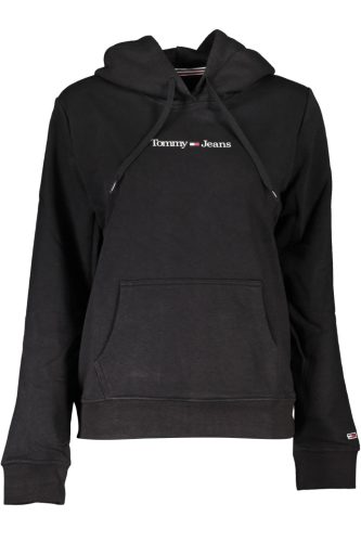 TOMMY HILFIGER PULÓPÓL CIPZZÁR NÉLKÜL FEKETE
