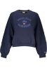 TOMMY HILFIGER NŐI KÉK cipzár nélküli pulóver