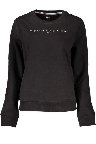 TOMMY HILFIGER NŐI CIPZÁZAT NÉLKÜLI PÓLÓ FEKETE