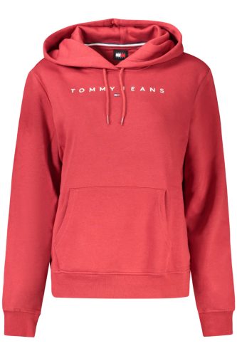 TOMMY HILFIGER NŐI PIROS CIPZÁROS PULÓZÓ
