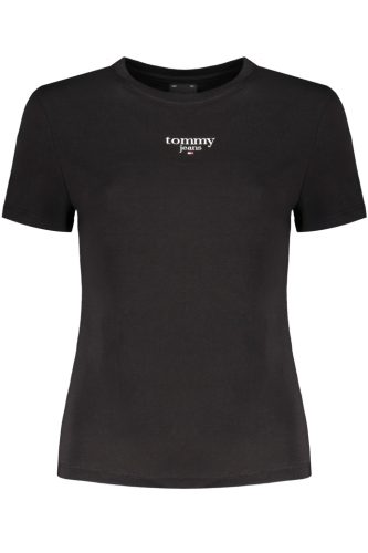 TOMMY HILFIGER NŐI RÖVID UJJÚ PÓLÓ, FEKETE