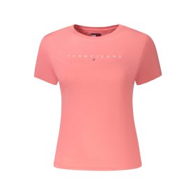 TOMMY HILFIGER NŐI RÓZSASZÍN RÖVID UJJÚ PÓLÓ