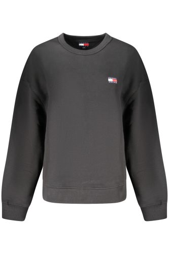 TOMMY HILFIGER PULÓPÓL CIPZZÁR NÉLKÜL FEKETE NŐI