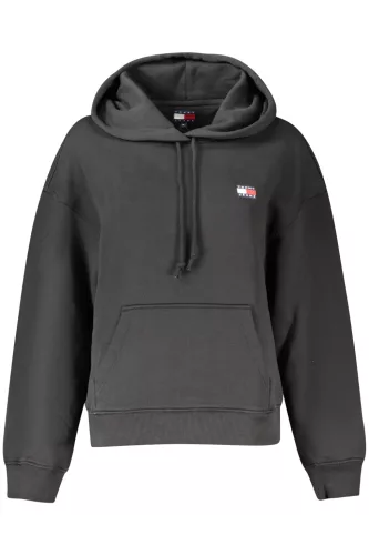 TOMMY HILFIGER PULÓPÓL CIPZZÁR NÉLKÜL FEKETE NŐI