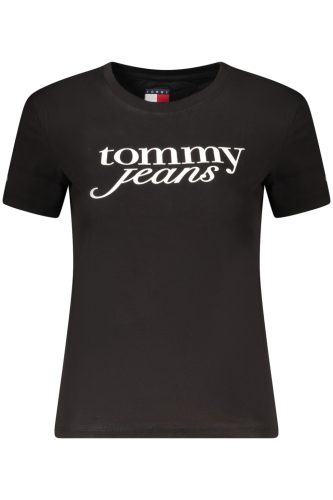 TOMMY HILFIGER RÖVID UJJÚ PÓLÓ NŐI FEKETE