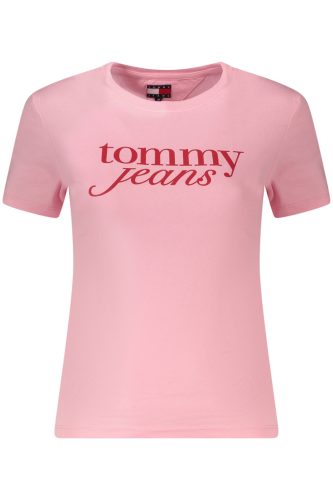 TOMMY HILFIGER NŐI RÖVID UJJÚ PÓLÓ RÓZSASZÍN