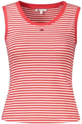 TOMMY HILFIGER NŐI PIROS TOP