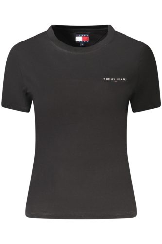 TOMMY HILFIGER NŐI RÖVID UJJÚ PÓLÓ FEKETE