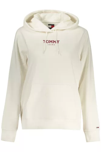 TOMMY HILFIGER NŐI CIPZÁRAS PULÓVER FEHÉR