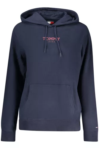 TOMMY HILFIGER NŐI KÉK CIPZÁROS PULÓVER
