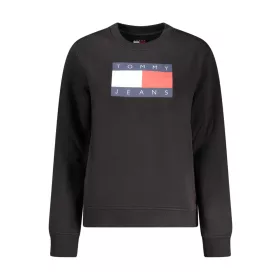 TOMMY HILFIGER NŐI FEKETE CIPZÁROS PULÓVER