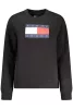 TOMMY HILFIGER NŐI FEKETE CIPZÁROS PULÓVER