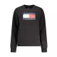 TOMMY HILFIGER NŐI FEKETE CIPZÁROS PULÓVER