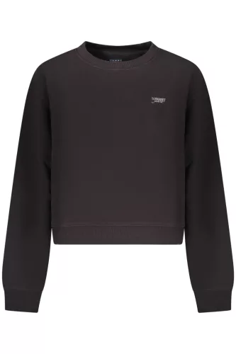 TOMMY HILFIGER NŐI FEKETE CIPZÁROS PULÓVER