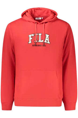 FILA FÉRFI PIROS CIPZÁROS PULÓVER