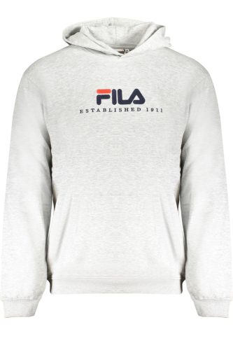 FILA FÉRFI SZÜRKE CIPZÁR NÉLKÜLI PÓLÓ