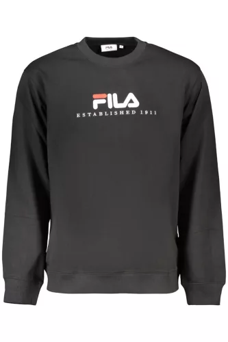 FILA FÉRFI FEKETE CIPZÁROS PULÓVER