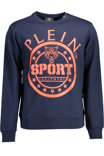 PLEIN SPORT PÓLÓ cipzár NÉLKÜL FÉRFI KÉK