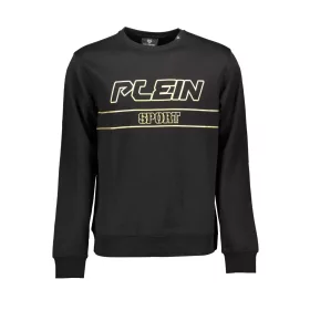 PLEIN SPORT FÉRFI FEKETE CIPZÁROS PULÓVER