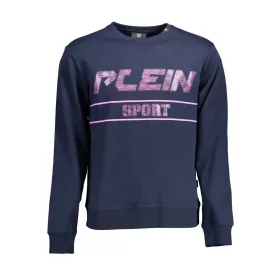 PLEIN SPORT CIPZÁR NÉLKÜLI FÉRFI PULÓVER KÉK