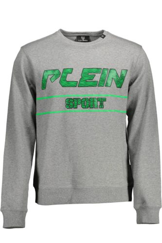 PLEIN SPORT PÓLÓ cipzár nélkül, SZÜRKE