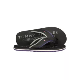 TOMMY HILFIGER FÉRFI FEKETE PAPUCS CIPŐ