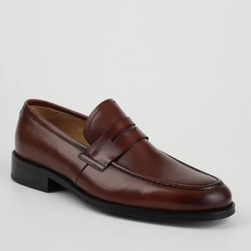 Férfi loafer cipő  2005/875 barna